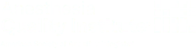 Anesthesia Quality Institute, American Society of Anesthesiologists